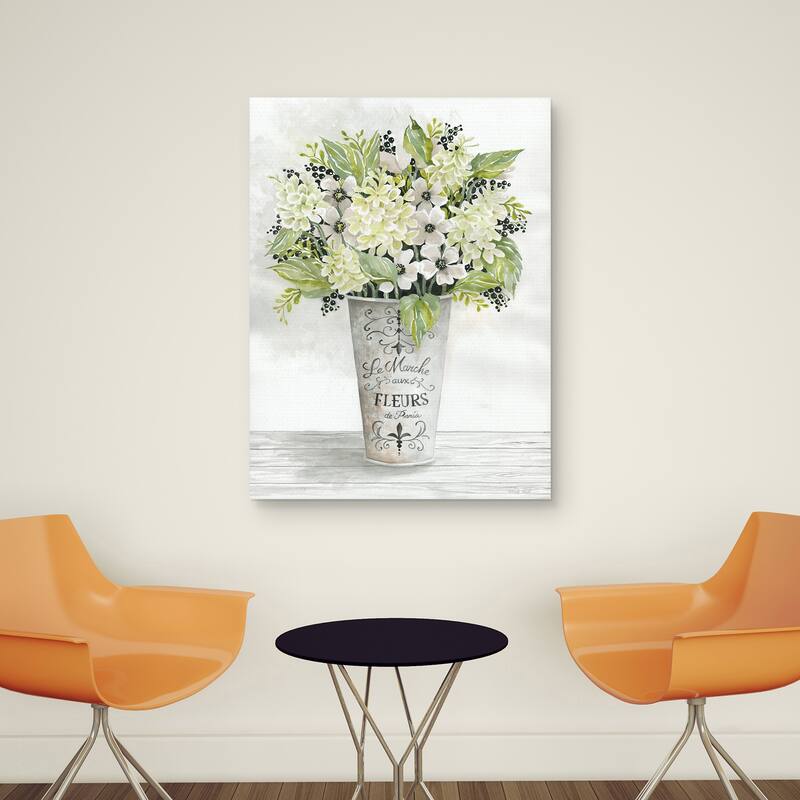 French Floral I by Cindy Jacobs Canvas Art Print