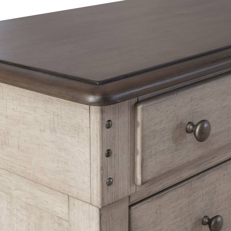 Ivy Hollow Weathered Linen 11 Drawer Chesser