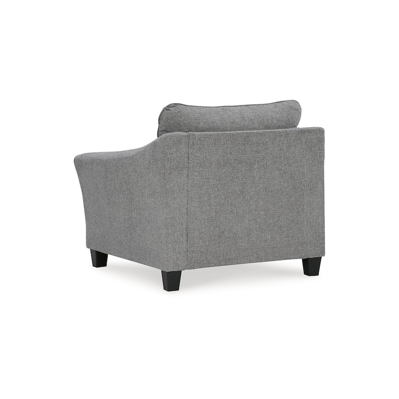 Signature Design by Ashley Mathonia Smoke Oversized Chair - 47"W x 40"D x 41"H