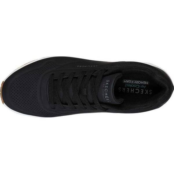 Shop Skechers Mens Uno Stand On Air Sneaker Black On Sale