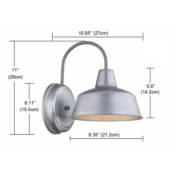 Galvanized outdoor light fixtures on sale