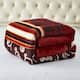 3-Piece Floral Printed Sherpa-Backing Reversible Comforter Set