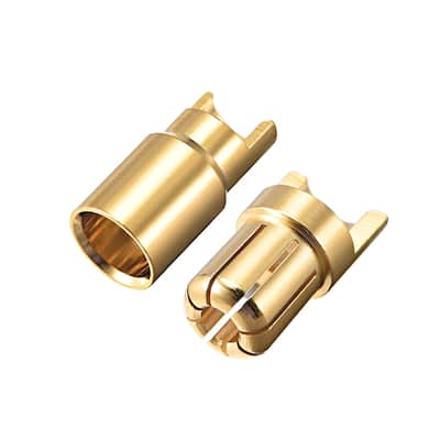 6mm Bullet Connector Gold Plated Banana Plugs Male&Female 6pairs - 6mm Male Female 6pairs