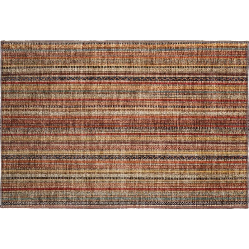 Premium Washable Super Soft Striped Mayfield Rug