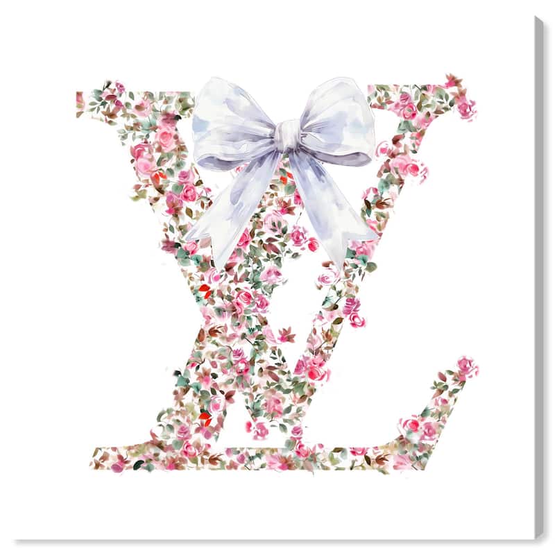 Makes Me Believe Bow Canvas by Art Remedy, Gallery Wrapped - 40" x 40"