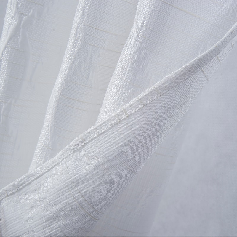 Brookfield Jacquard Grommet Window Curtain Panel