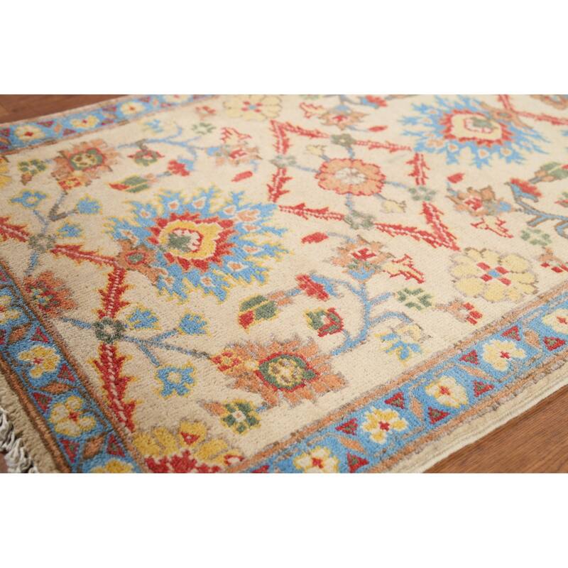 Kazak Oriental Accent Rug Handmade Wool Carpet - 2'1"x 2'10"