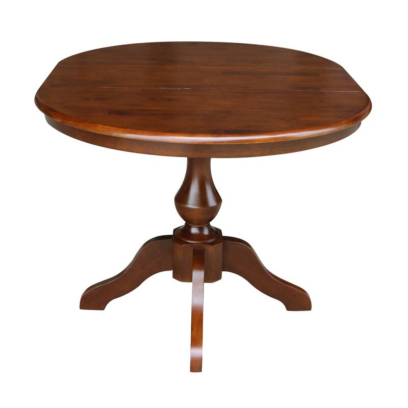 The Gray Barn Fairy Glen 36-in. Round Pedestal Table w/ 12-in. Leaf