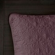 preview thumbnail 125 of 132, Madison Park Mansfield Reversible Oversized 3-piece Solid Texture Bedspread Quilt Set with Matching Shams