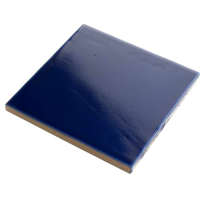 Apollo tile 6" x 6" Terralis Glossy Royal Blue Porcelain Tile (4.65 sq ft/case) - 19 Pack