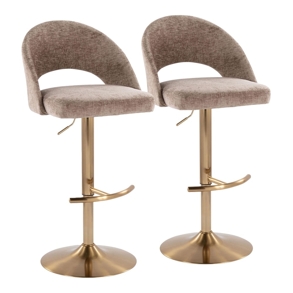 Renee Adjustable Barstool - Set of 2