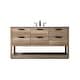 preview thumbnail 1 of 9, Elegant Lighting VF19260 Larkin 60" Free Standing Single Basin Vanity Natural Oak - Oak Finish
