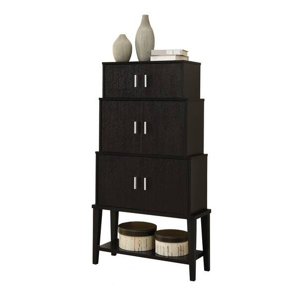 Shop Monarch Specialties I 2547 55 Inch Tall 3 Tier Stacking Style
