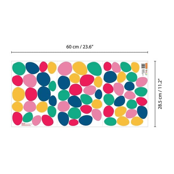 dimension image slide 0 of 2, Dalmatian Polka Dots Colourful Wall Stickers Home Decals Nursery Decor - Multi