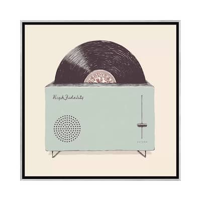 iCanvas "High Fidelity" by Florent Bodart Framed