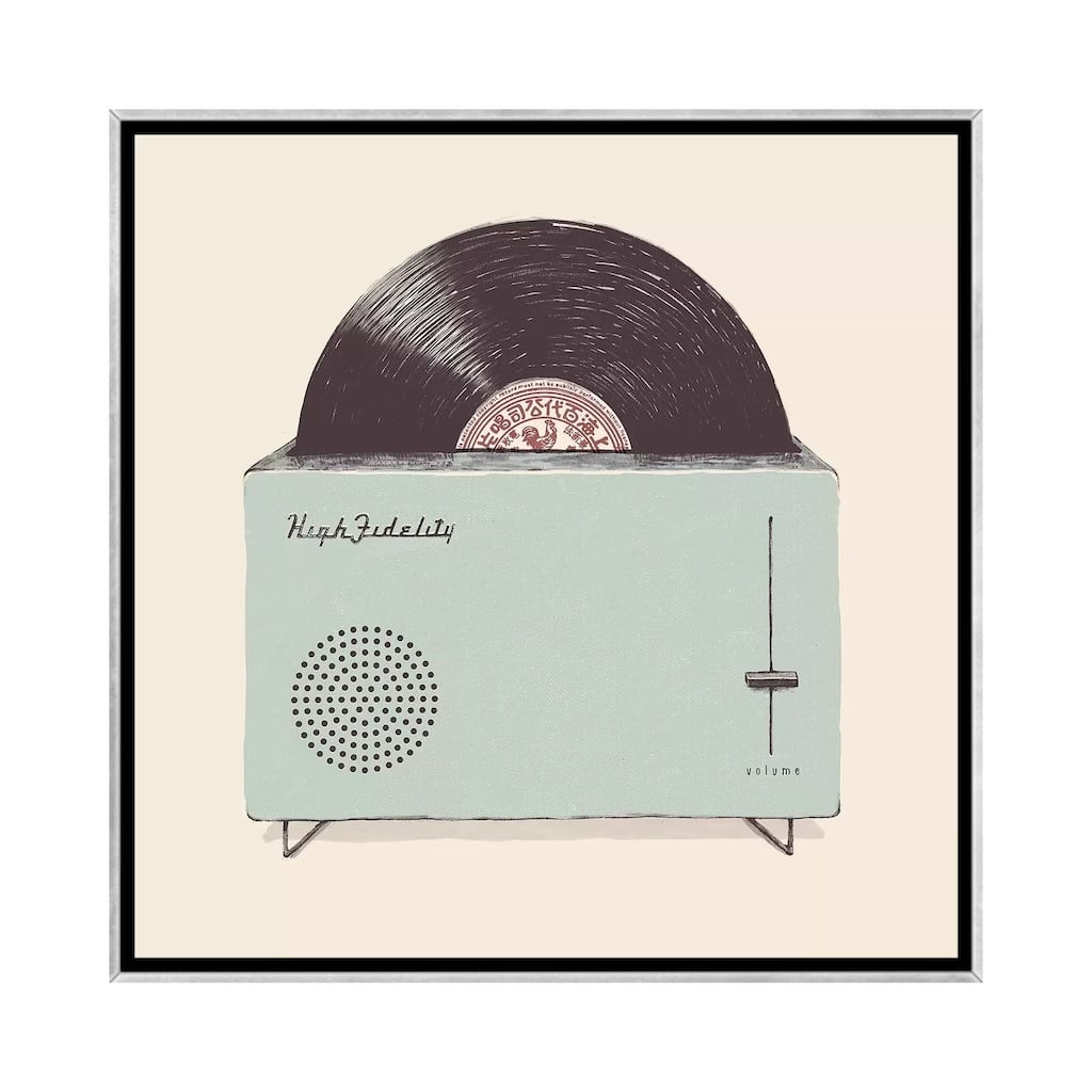iCanvas "High Fidelity" by Florent Bodart Framed