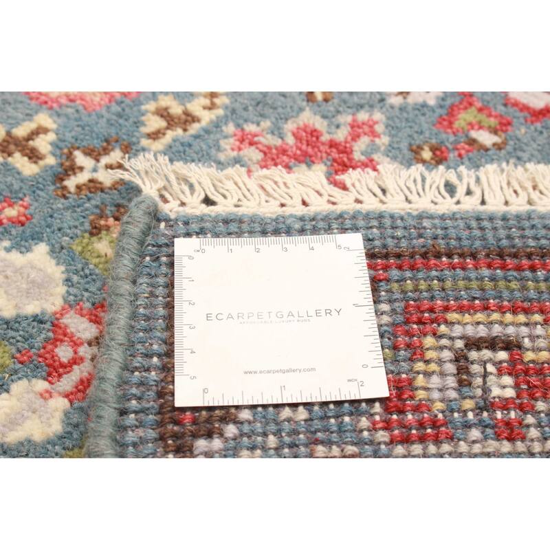 ECARPETGALLERY Hand-knotted Serapi Heritage Teal Wool Rug - 2'5 x 10'2
