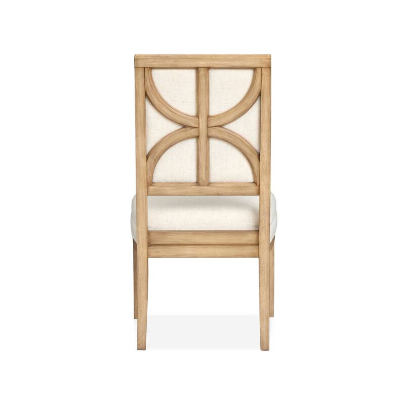 Magnussen Home Coventry Honey Maple Upholstered Side Chair Two Pack - 20''W x 23.63''D x 37.88''H