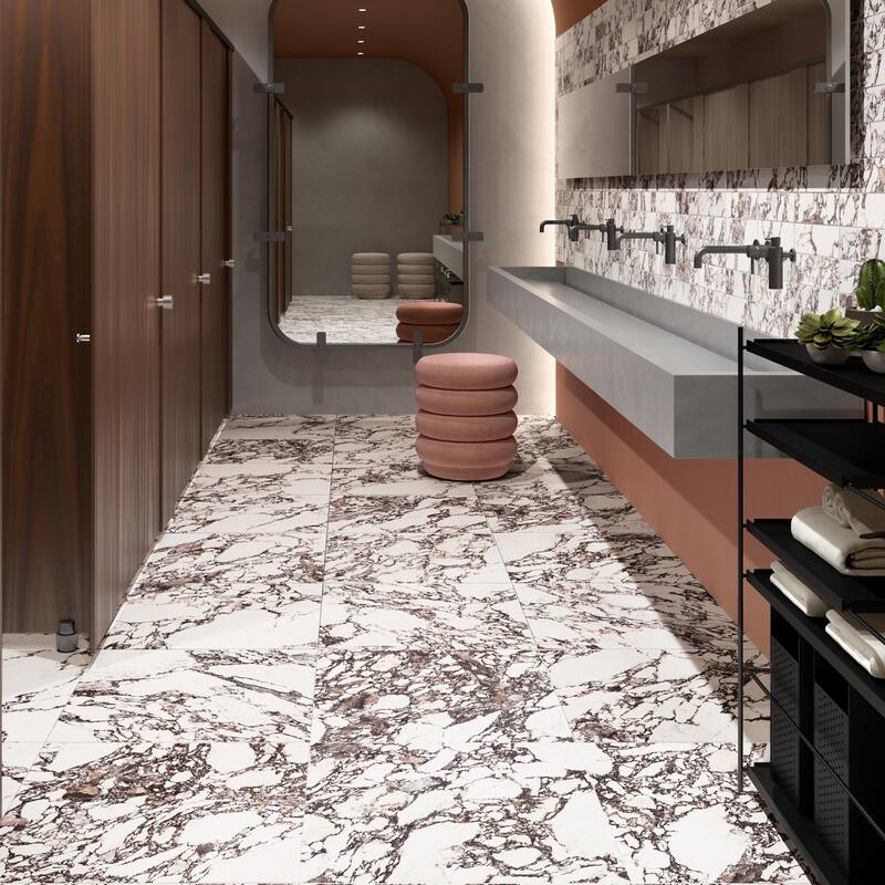 Merola Tile Touche Rubis 23-1/2" x 47-1/8" Porcelain Floor and Wall Tile