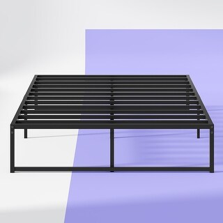 --0²nail-- Javlergo 14-Inch Full Size Metal Platform Bed Frame, No Box