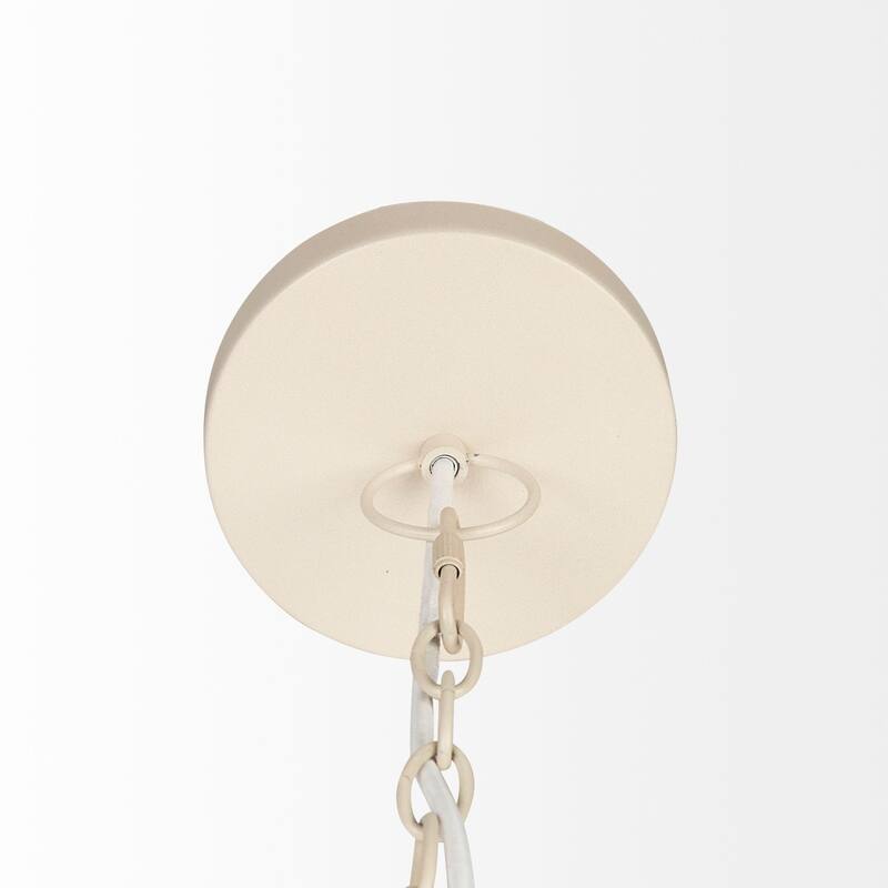 Marimba Natural Cane Multi-Tiered 6 Bulb Round Chandelier