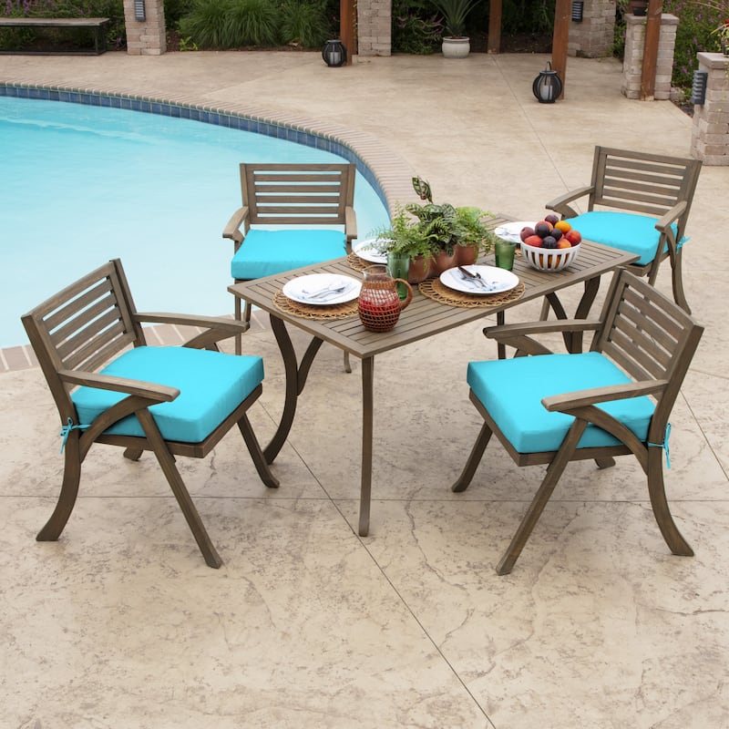 ARDEN Leala Texture Outdoor 21 x 21 in. Seat Cushion