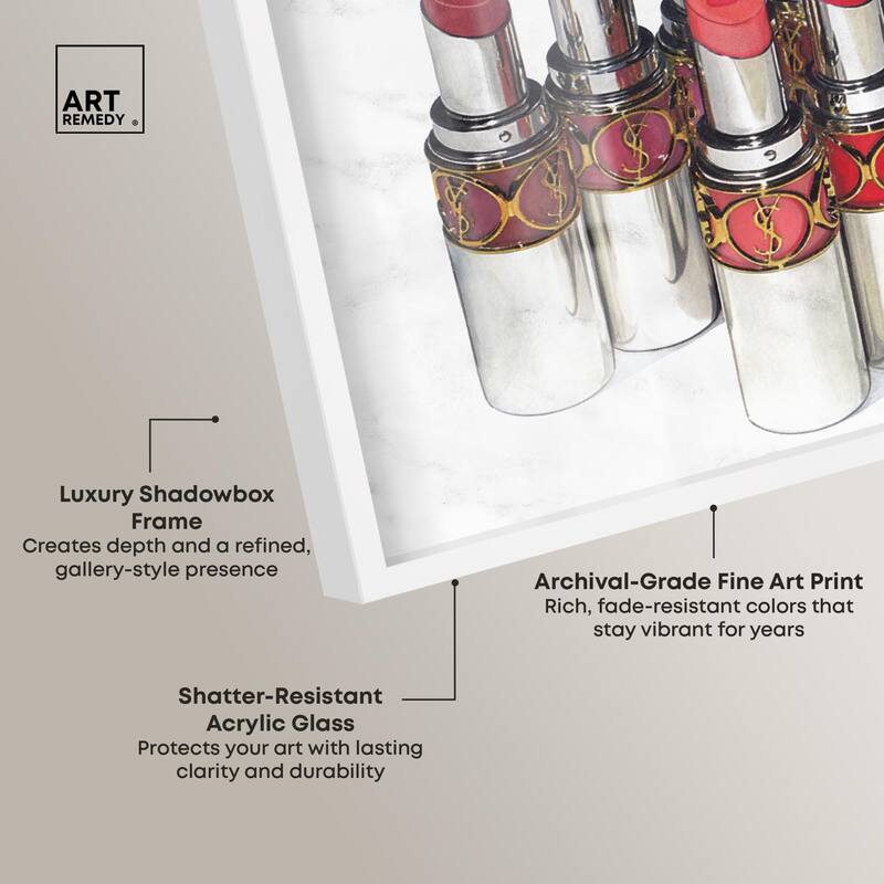 Doll Memories - Lipsticks 22 Shadowbox by Art Remedy