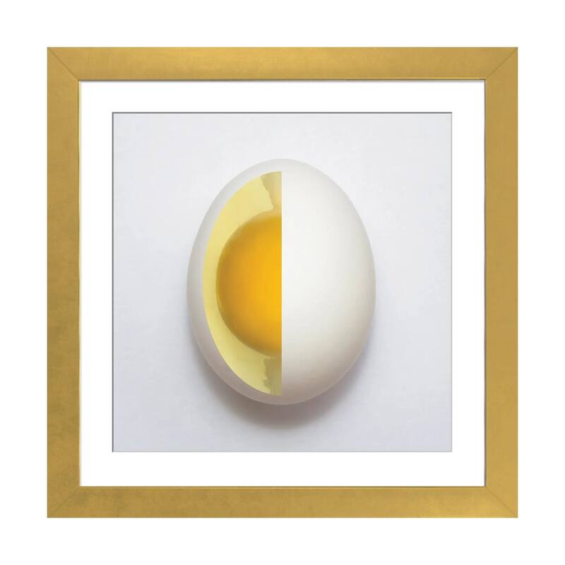 iCanvas "Inner Egg" by Adelino Alves - Gold - 16x16x1