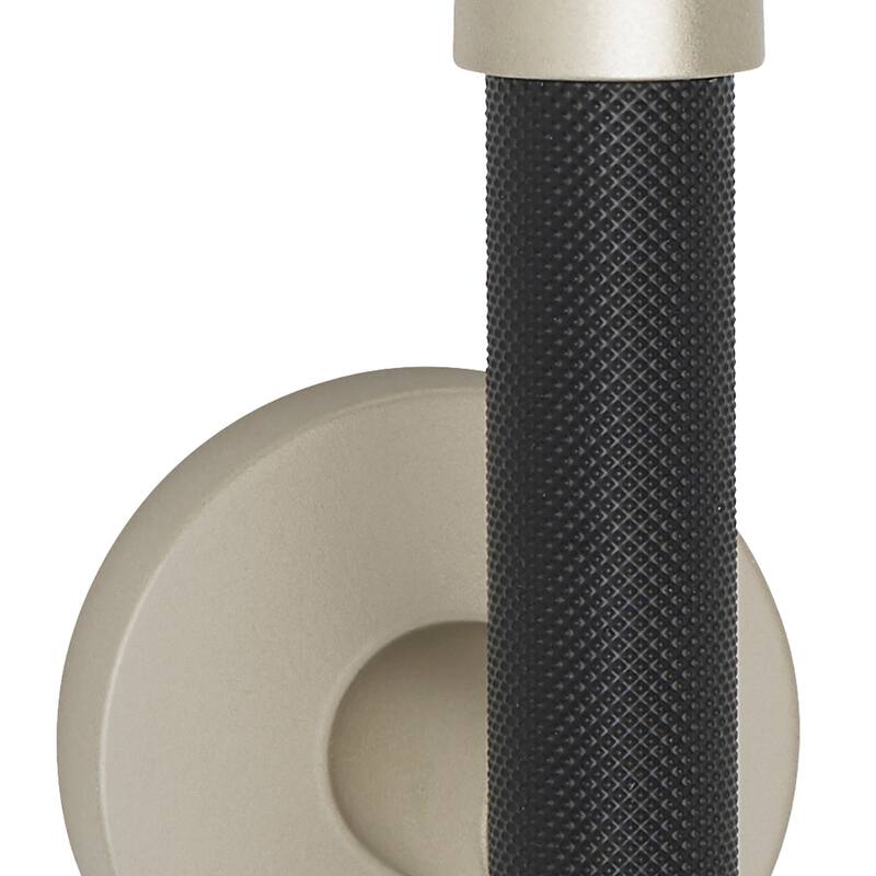Alno A9481-HOOK-KNURLED Vita Bella 2" Wide Modern Diamond Knurled Bar