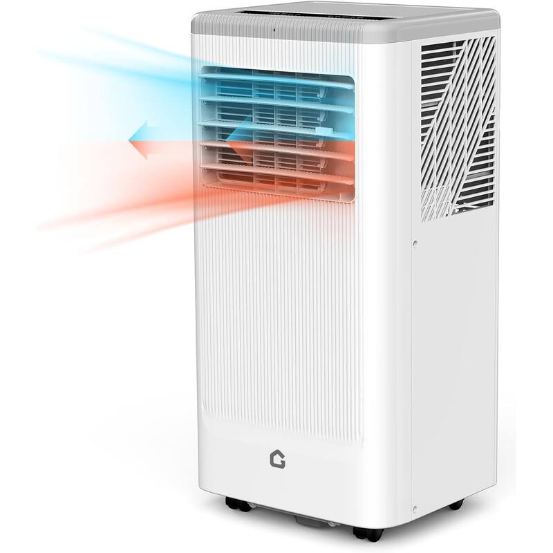 Portable Air Conditioner - 3-in-1 Cooling/Dehumidifier & Fan, 42dB Quiet AC with Remote - Black