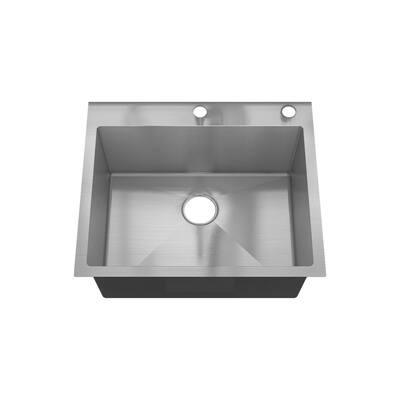 Sinber Drop in Single Bowl 304 Stainless Steel Kitchen Sink