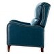 preview thumbnail 37 of 166, Brigida Multifunctional Modern Genuine Leather Nailhead Trim Recliner with Adjustable Footrest Set of 2 by HULALA HOME
