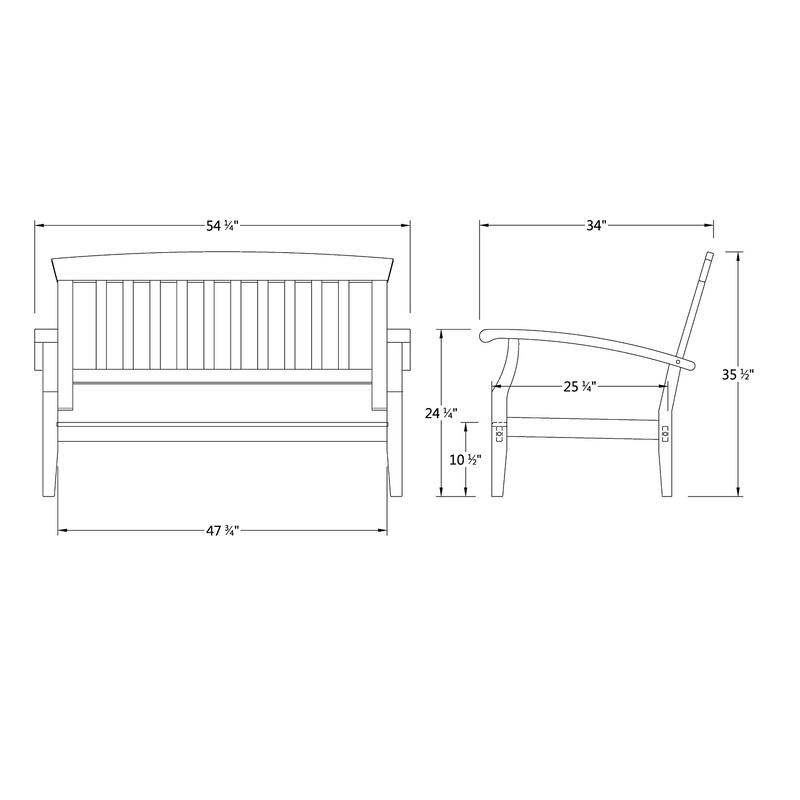 Cambridge Casual Leon 7-piece Teak Patio Conversation Set