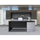 Simple design L shape managing directors office furniture executive ...