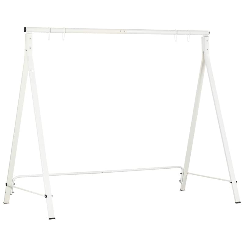 Outsunny Metal Porch Swing Stand, Heavy Duty Swing Frame, Hanging Chair Stand Only, 528 LBS Weight Capacity