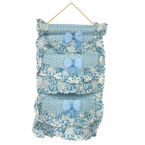 [Star Shape & Allover] Blue/Wall Hanging/ Baskets /Wall Organizers/ Hanging Baskets (9*15) - 9 inches wide x 15 inches high