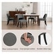 preview thumbnail 7 of 62, Set of 2/4/6 Modern Fabric Upholstered Dining Room Chair Kitchen Chairs with Wood legs