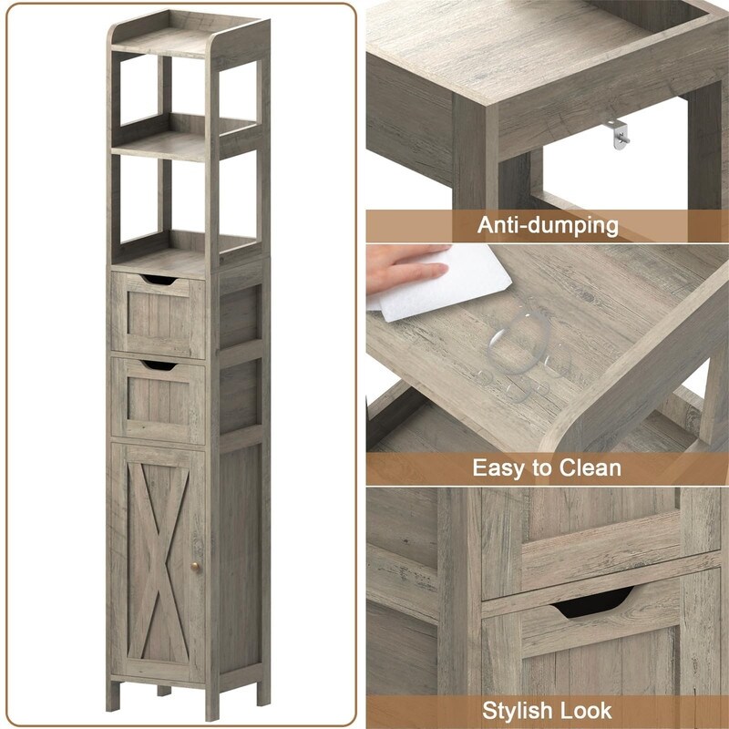 世界有名な Storage Bathroom Cabinet 11.81 - Stand Rack ブースター・導入液