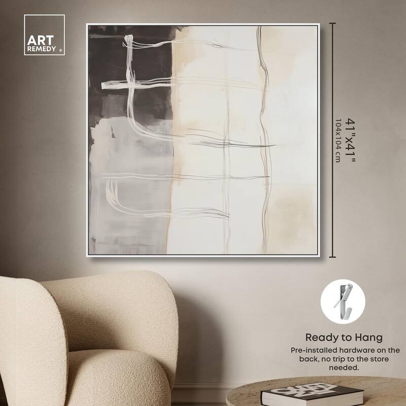Gestural Glyphs I Canvas by Art Remedy