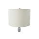 preview thumbnail 24 of 27, Faceted Stacked Metal Table Lamp with Linen Shade