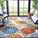 preview thumbnail 6 of 8, SAFAVIEH Cabana Lilah Indoor/ Outdoor Waterproof Patio Floral Rug