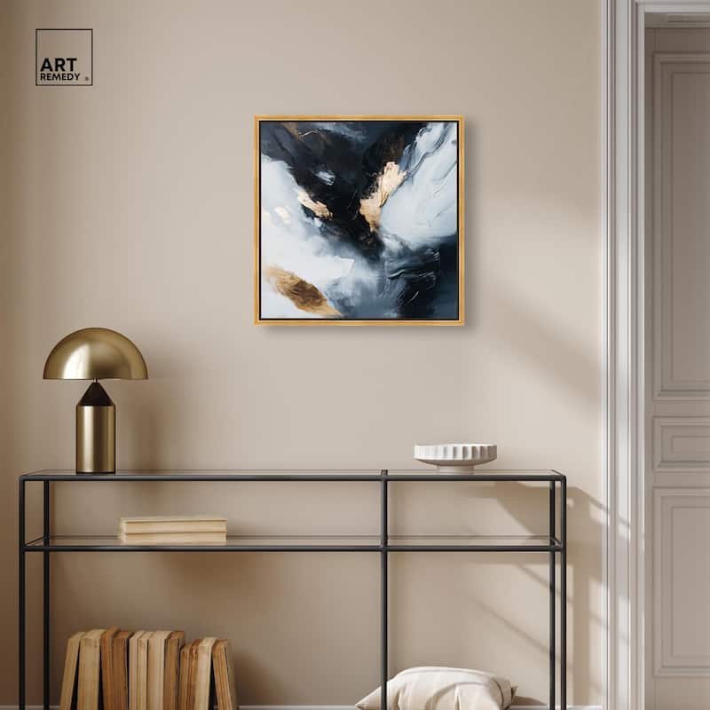 Golden Spark II Canvas by Art Remedy