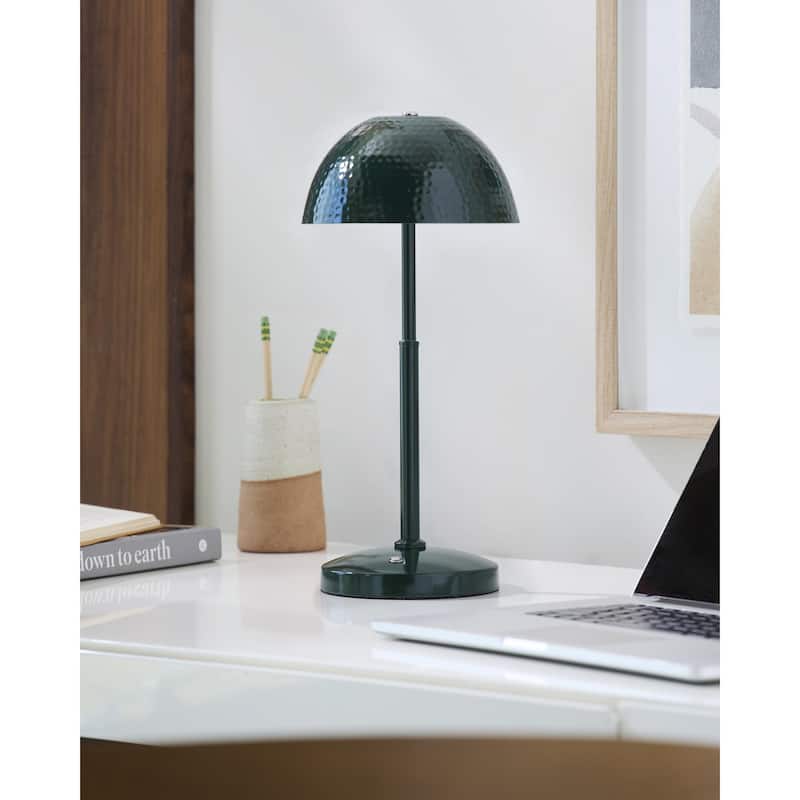 Livabliss Elvas Traditional Accent Table Lamp - Dark Green