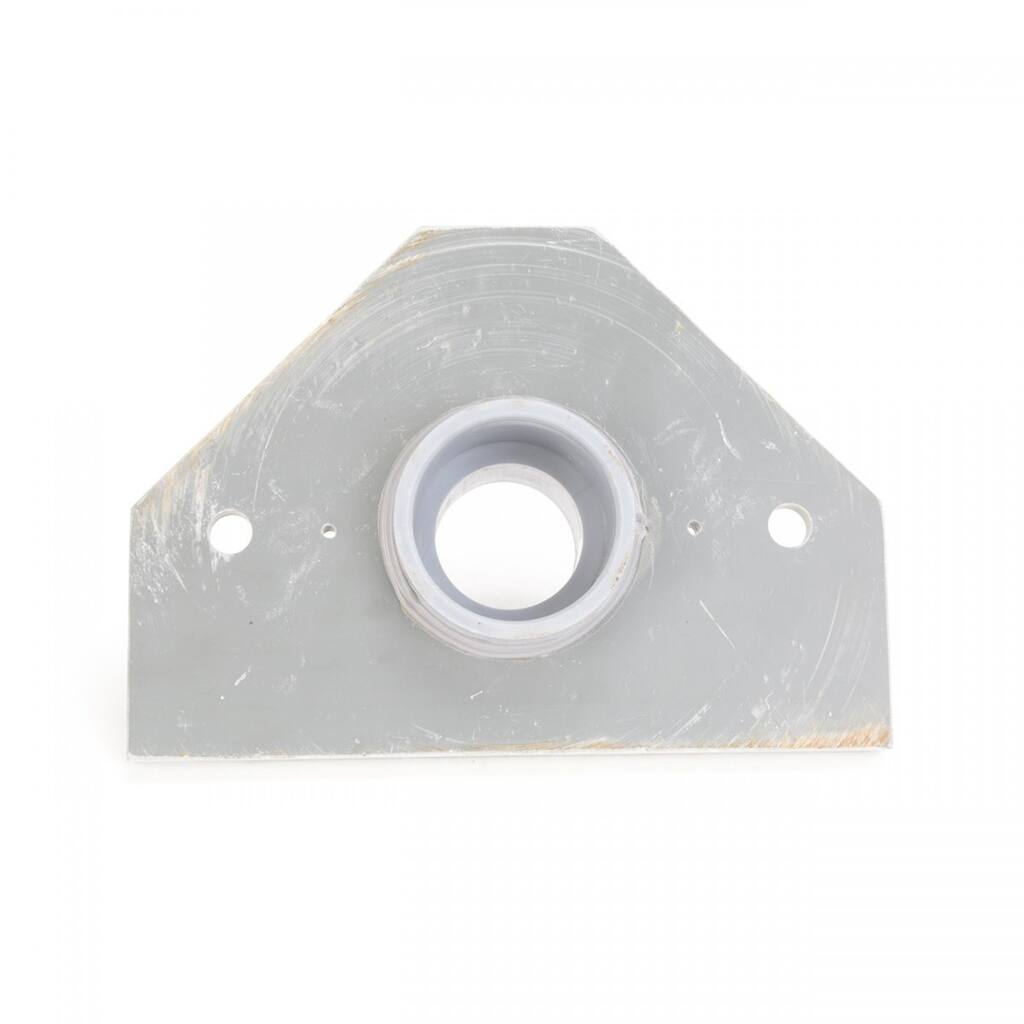 Chrome Plastic High Tank Toilet Panel - Replacement Part - Renovators Supply - Silver