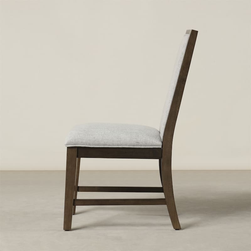 Solid Wood Upholstered Dining Chairs Set of 2