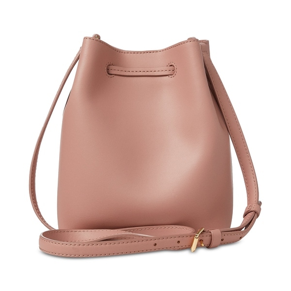 leather debby drawstring bag