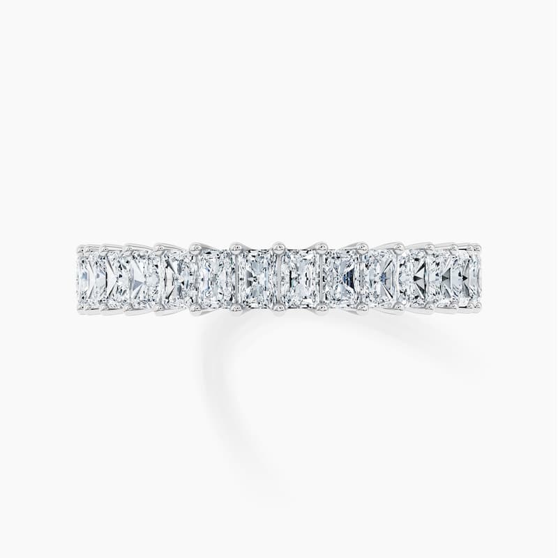 Auriya 14k Gold Radiant North-South Lab Grown Diamond Half Eternity Band 1.60 - 5.25 ct. tw. (F-G, VS)
