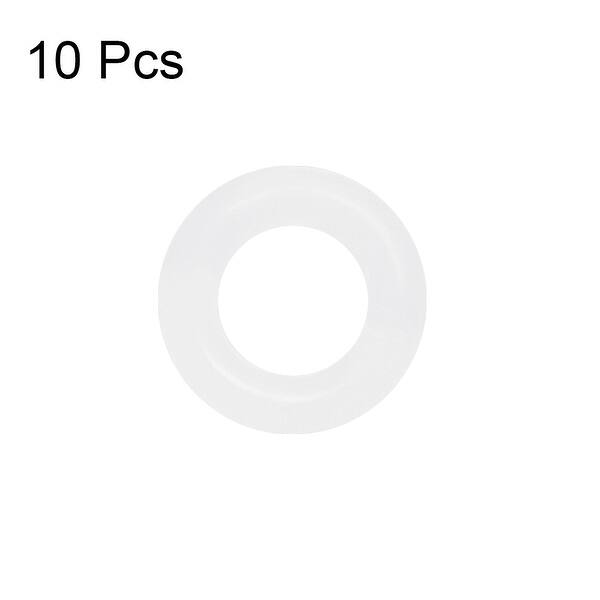Silicone O Rings 11mm Od 6 2mm Id 2 4mm Width Seal Gasket 10pcs White Overstock Silicone O Rings 11mm Od 6 2mm Id 2 4mm Width Seal Gasket 10pcs White Overstock