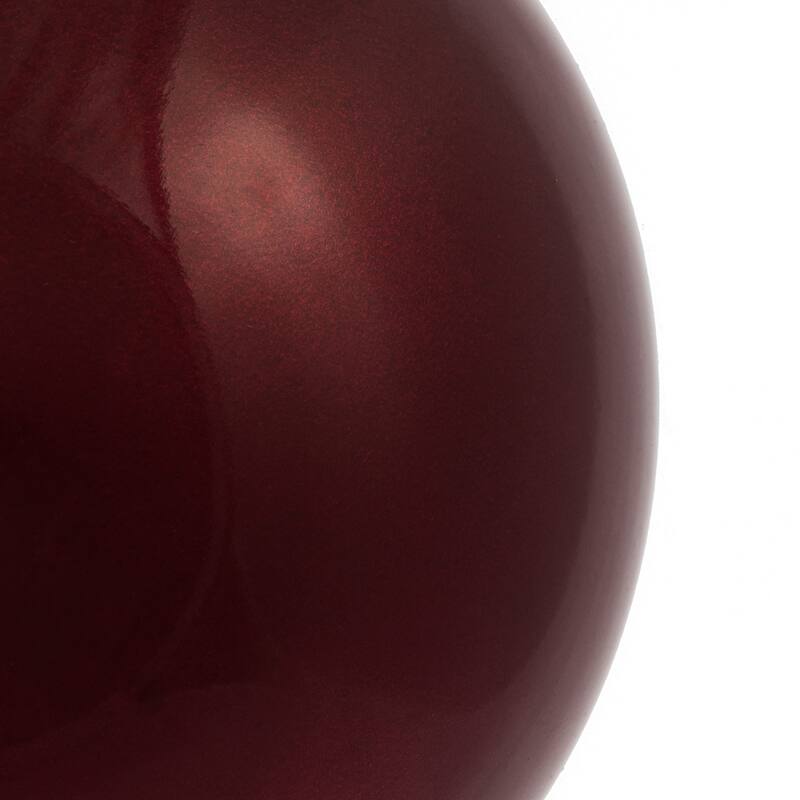 Vickerman 3" Berry Red Candy Ball Ornament, 12 per Bag