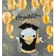 preview thumbnail 5 of 4, DolliBu Blue Penguin Graduation Plush with Gown and Cap with Tassel - 6 inches